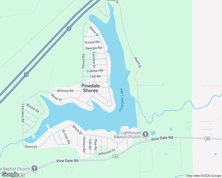 map of restaurants, bars, coffee shops, grocery stores, and more near 3030 Shore Drive in Ashville