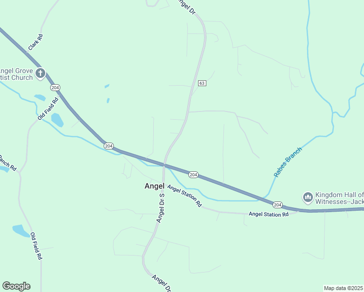map of restaurants, bars, coffee shops, grocery stores, and more near 116 Angel Drive in Jacksonville