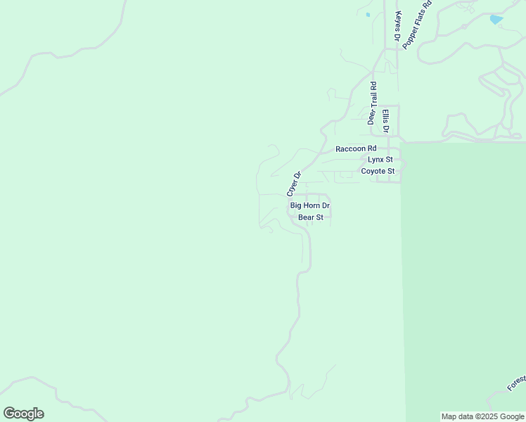 map of restaurants, bars, coffee shops, grocery stores, and more near 19385 Houston Drive in Banning