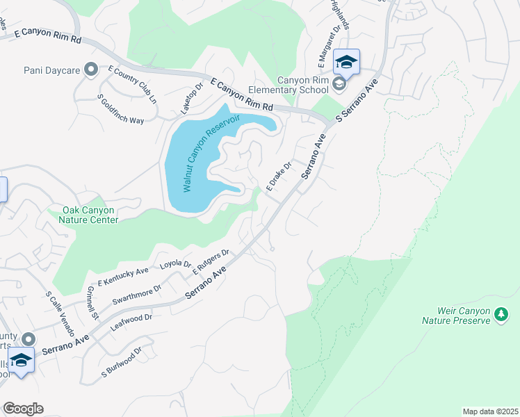 map of restaurants, bars, coffee shops, grocery stores, and more near 941 South Boone Circle in Anaheim