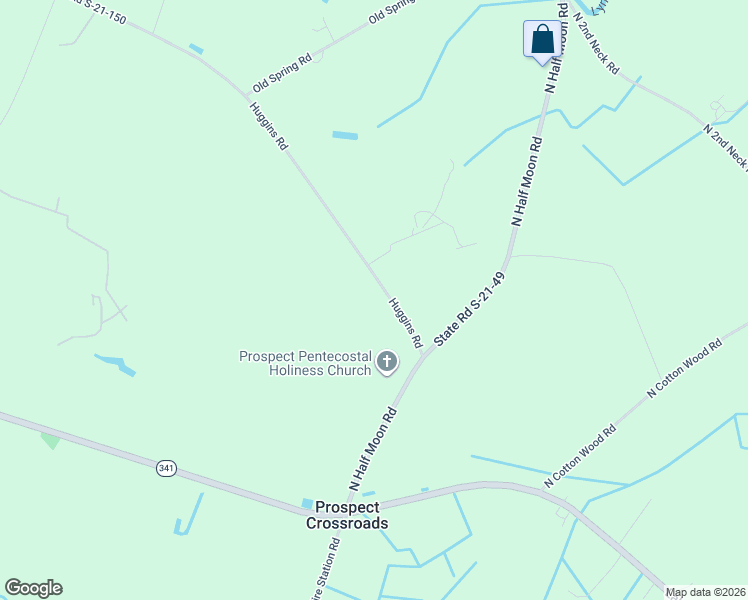 map of restaurants, bars, coffee shops, grocery stores, and more near 4520 Huggins Road in Lake City