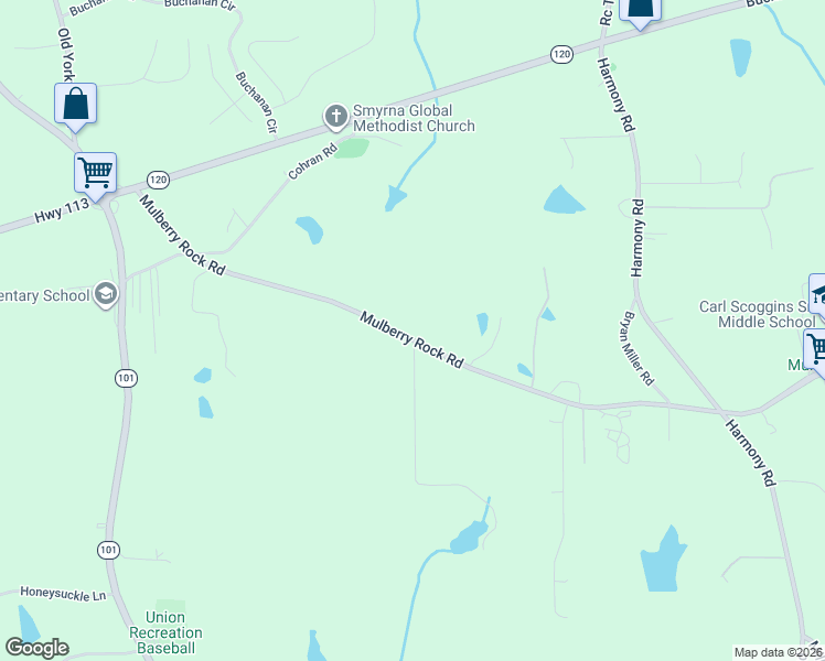 map of restaurants, bars, coffee shops, grocery stores, and more near 1126 Mulberry Rock Road in Temple