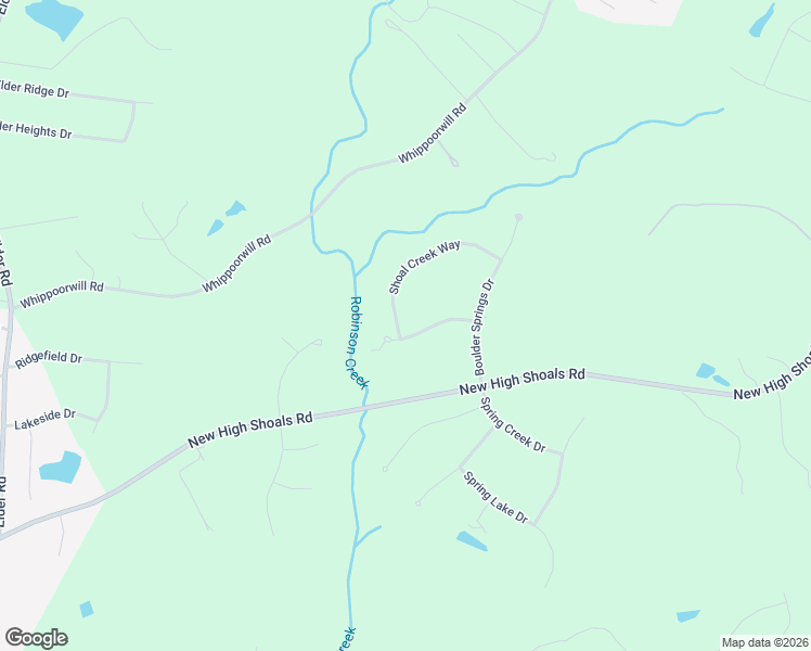 map of restaurants, bars, coffee shops, grocery stores, and more near 2686 Shoal Creek Way in Bishop