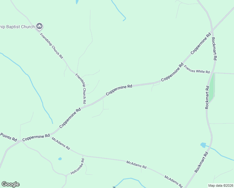 map of restaurants, bars, coffee shops, grocery stores, and more near 1228 Coppermine Road in Buchanan