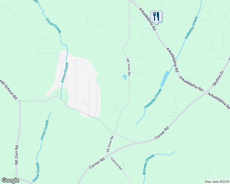 map of restaurants, bars, coffee shops, grocery stores, and more near 244 Thornberry Drive in Hayden