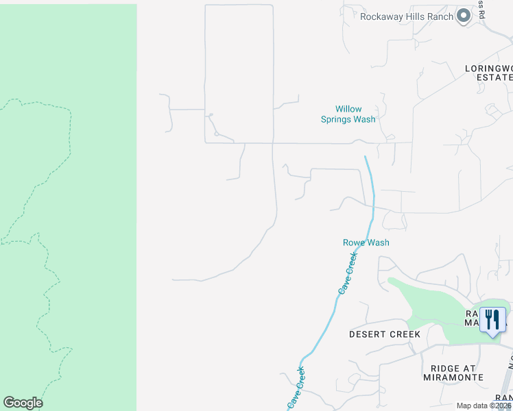 map of restaurants, bars, coffee shops, grocery stores, and more near 39050 North 52nd Street in Cave Creek
