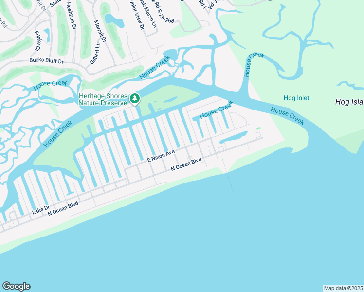 map of restaurants, bars, coffee shops, grocery stores, and more near 305 58th Avenue North in North Myrtle Beach