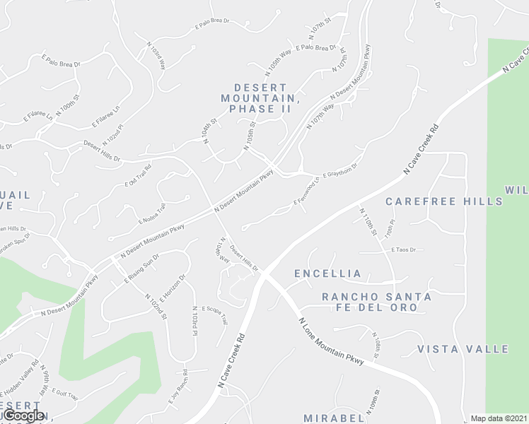 map of restaurants, bars, coffee shops, grocery stores, and more near 10598 East Fernwood Lane in Scottsdale