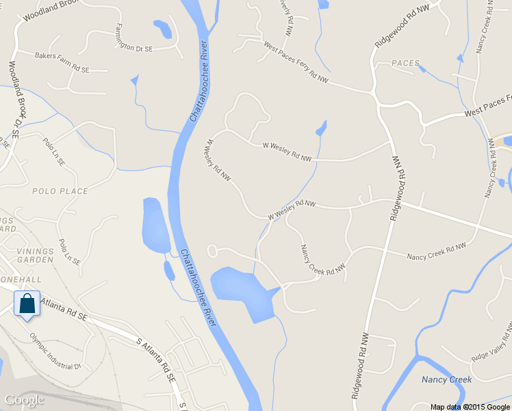 map of restaurants, bars, coffee shops, grocery stores, and more near 2061 W Wesley Road Northwest in Atlanta