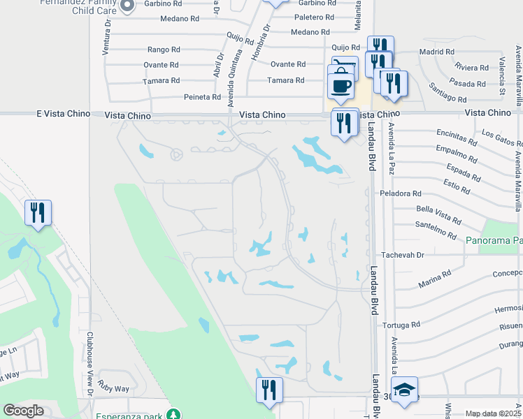 map of restaurants, bars, coffee shops, grocery stores, and more near 28667 Taos Court in Cathedral City