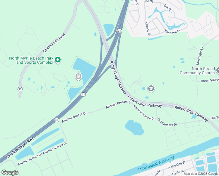 map of restaurants, bars, coffee shops, grocery stores, and more near Robert Edge Pkwy in Little River