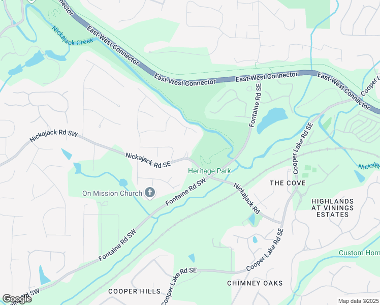 map of restaurants, bars, coffee shops, grocery stores, and more near 387 Nickajack Road Southeast in Mableton