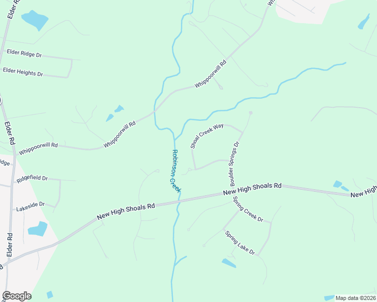 map of restaurants, bars, coffee shops, grocery stores, and more near 2686 Shoal Creek Way in Bishop