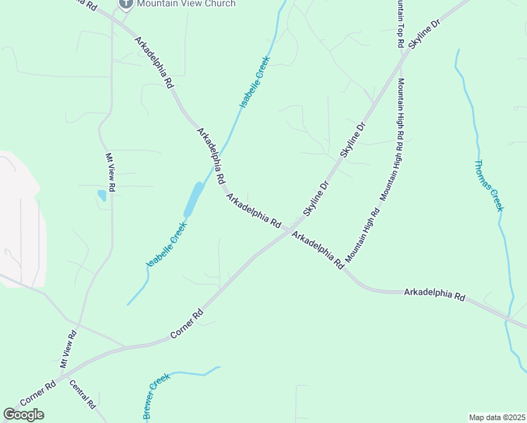 map of restaurants, bars, coffee shops, grocery stores, and more near 1916 Arkadelphia Road in Hayden