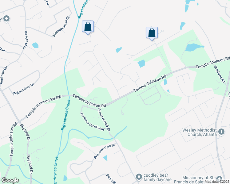 map of restaurants, bars, coffee shops, grocery stores, and more near 3405 Summit Place Drive in Loganville