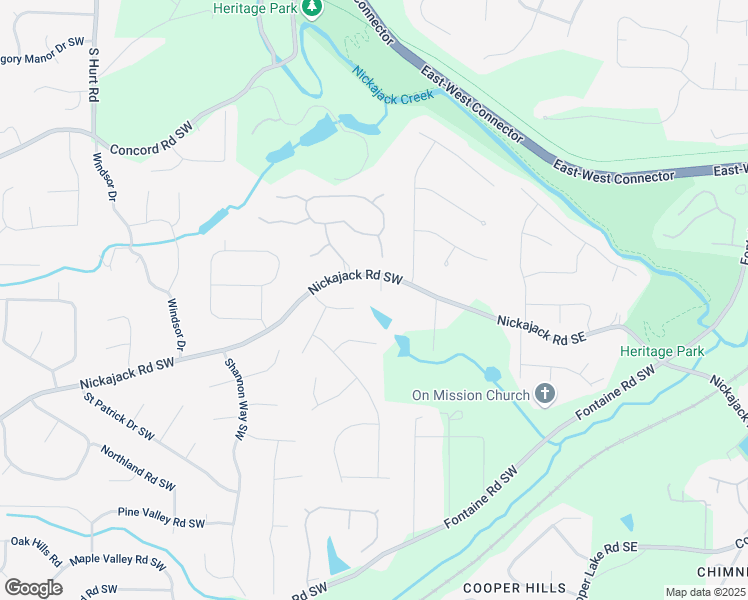 map of restaurants, bars, coffee shops, grocery stores, and more near 4754 Kelley Court in Mableton