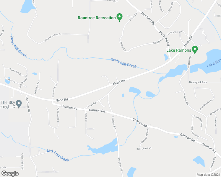 map of restaurants, bars, coffee shops, grocery stores, and more near 84 Wall Road in Hiram