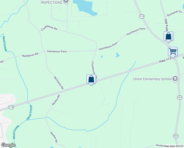 map of restaurants, bars, coffee shops, grocery stores, and more near 894 Courthouse Road in Temple