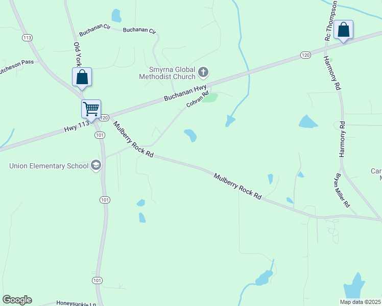 map of restaurants, bars, coffee shops, grocery stores, and more near 453 Mulberry Rock Road in Temple