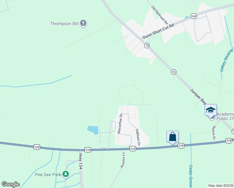 map of restaurants, bars, coffee shops, grocery stores, and more near in Conway