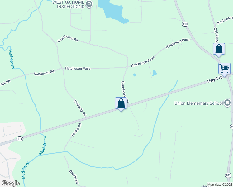 map of restaurants, bars, coffee shops, grocery stores, and more near 894 Courthouse Road in Temple