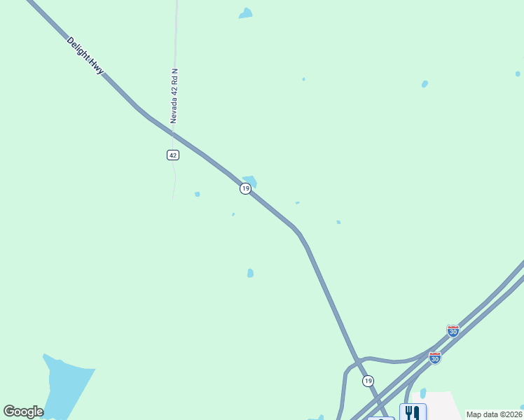 map of restaurants, bars, coffee shops, grocery stores, and more near 2361 Arkansas 19 in Prescott