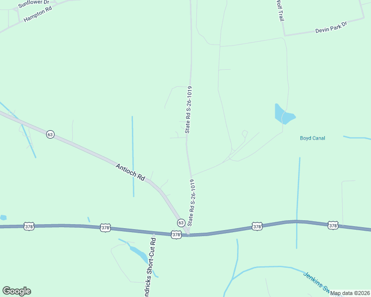 map of restaurants, bars, coffee shops, grocery stores, and more near 5145 State Road S-26-1019 in Conway