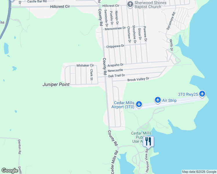 map of restaurants, bars, coffee shops, grocery stores, and more near 35 Greenbriar Drive in Gordonville