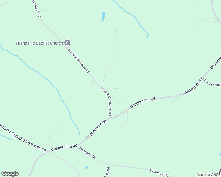 map of restaurants, bars, coffee shops, grocery stores, and more near 139 Friendship Church Road in Buchanan