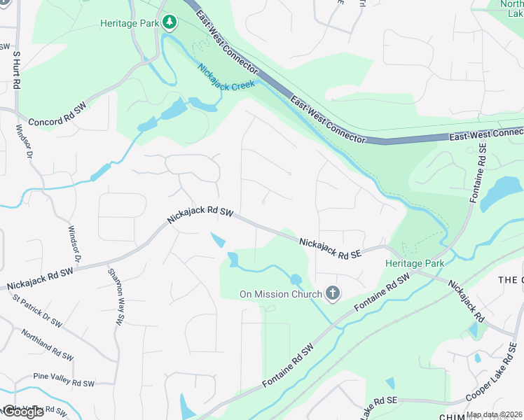map of restaurants, bars, coffee shops, grocery stores, and more near 4651 Anastasia Drive Southeast in Mableton