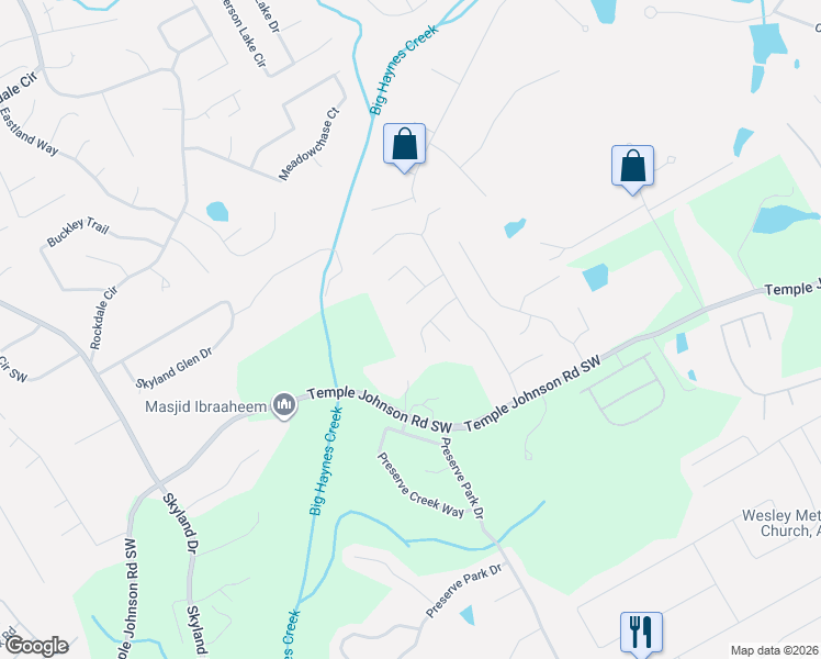 map of restaurants, bars, coffee shops, grocery stores, and more near 1780 Summit Edge Circle in Loganville