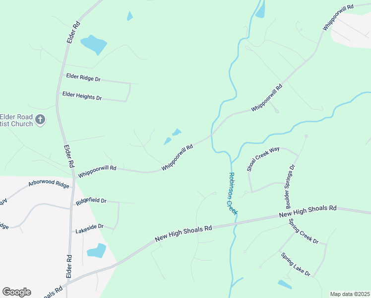 map of restaurants, bars, coffee shops, grocery stores, and more near 2010 Whippoorwill Road in Bishop