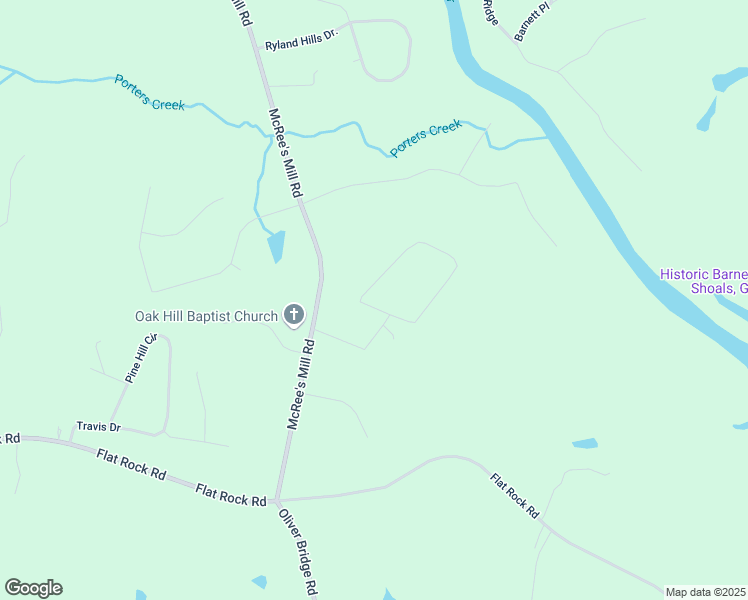 map of restaurants, bars, coffee shops, grocery stores, and more near 1381 Pioneer Circle in Watkinsville
