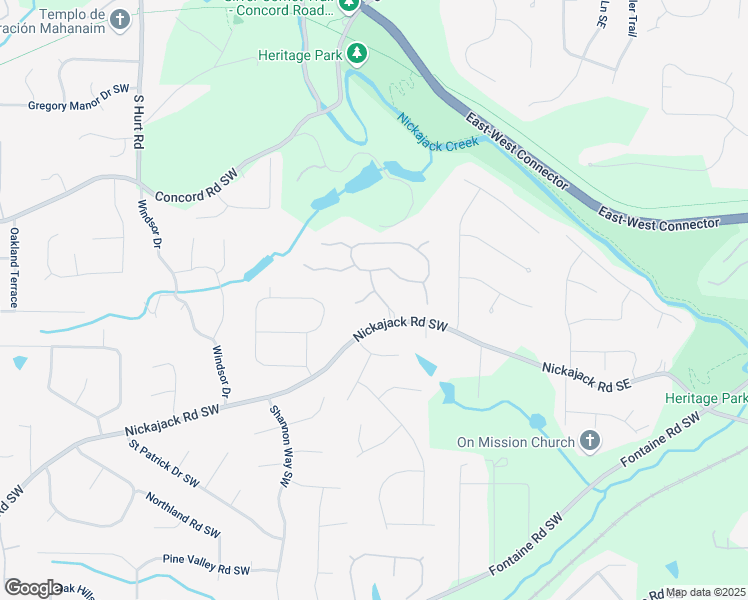 map of restaurants, bars, coffee shops, grocery stores, and more near 4496 Kinvarra Circle in Mableton
