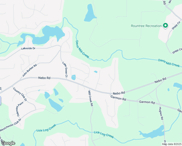 map of restaurants, bars, coffee shops, grocery stores, and more near 180 Tanglewood Drive in Hiram