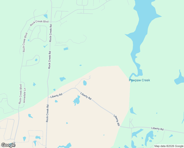 map of restaurants, bars, coffee shops, grocery stores, and more near 2887 Liberty Road in Gordonville