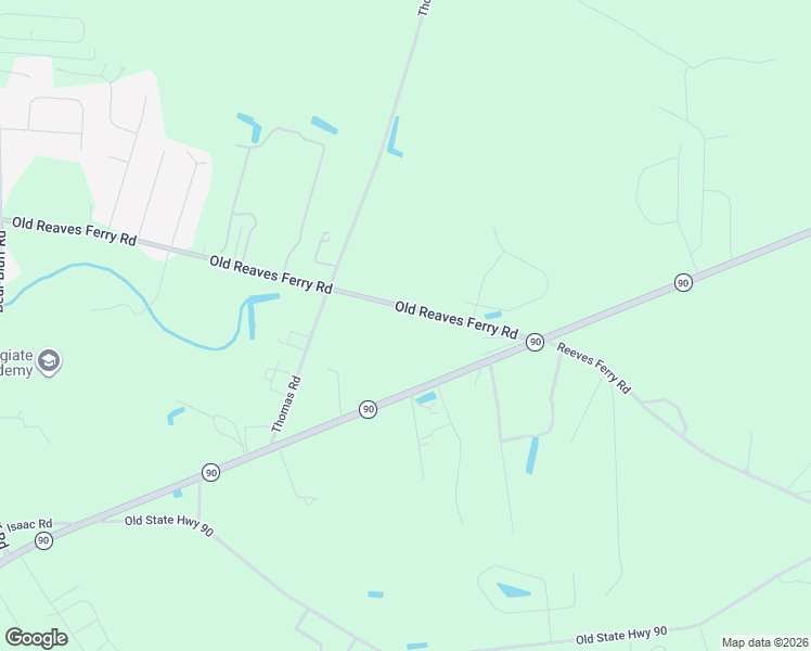 map of restaurants, bars, coffee shops, grocery stores, and more near 8033 Old Reaves Ferry Road in Conway