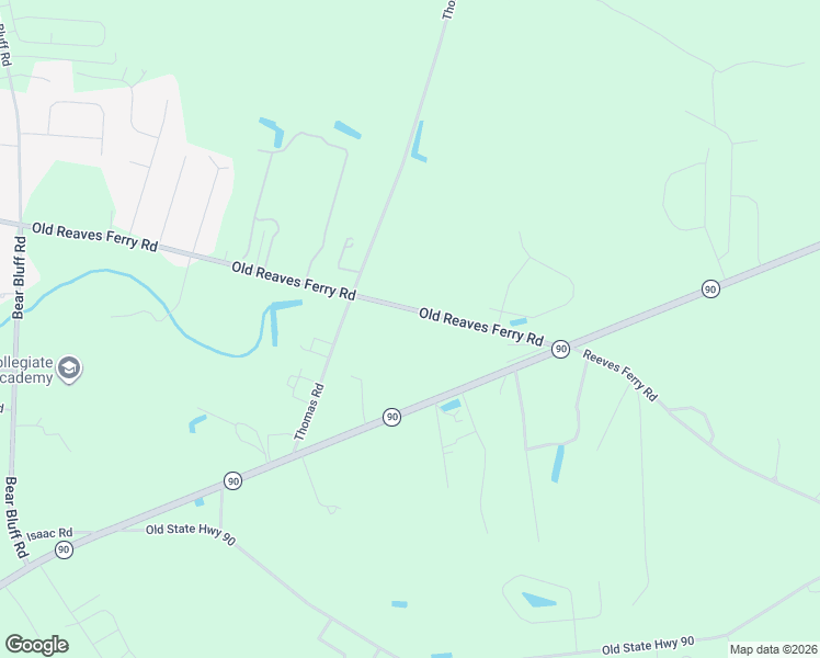 map of restaurants, bars, coffee shops, grocery stores, and more near 8027 Old Reaves Ferry Road in Conway