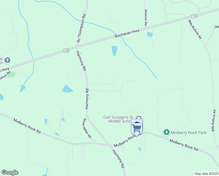 map of restaurants, bars, coffee shops, grocery stores, and more near 188 Harmony Woods Drive in Dallas