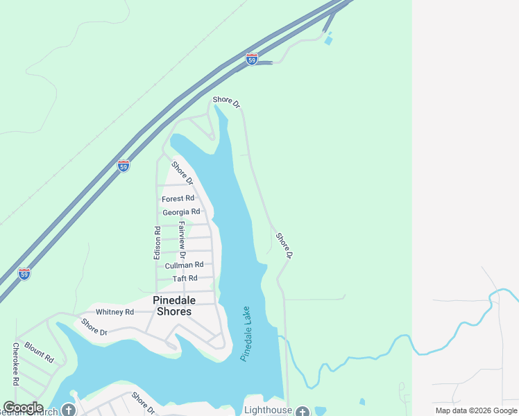 map of restaurants, bars, coffee shops, grocery stores, and more near 4706 Shore Drive in Ashville