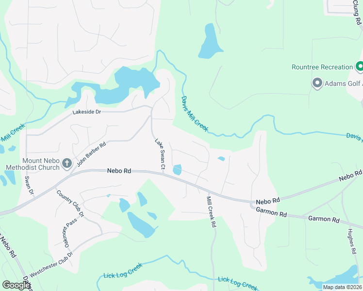map of restaurants, bars, coffee shops, grocery stores, and more near 174 Berkshire Drive in Hiram