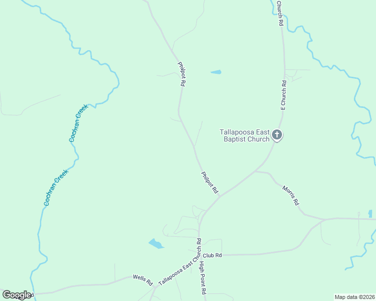 map of restaurants, bars, coffee shops, grocery stores, and more near 130 Philpot Road in Buchanan