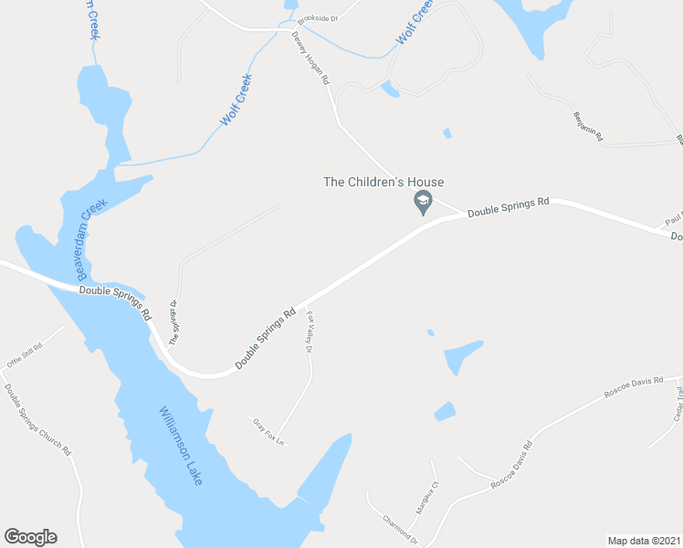 map of restaurants, bars, coffee shops, grocery stores, and more near 831 Double Springs Road in Monroe