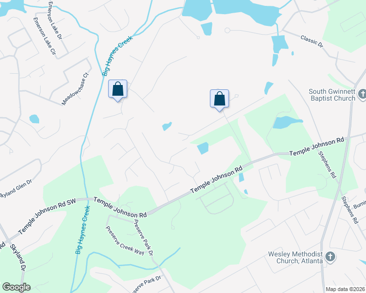 map of restaurants, bars, coffee shops, grocery stores, and more near 1551 Summit Pond Road in Loganville