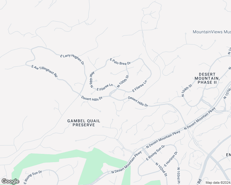 map of restaurants, bars, coffee shops, grocery stores, and more near 9983 East Filaree Lane in Scottsdale