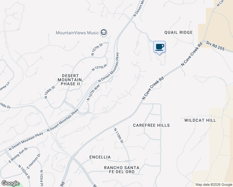 map of restaurants, bars, coffee shops, grocery stores, and more near 10928 East Graythorn Drive in Scottsdale