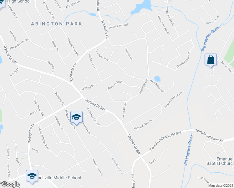 map of restaurants, bars, coffee shops, grocery stores, and more near 3041 Savannah Bay Ct in Snellville