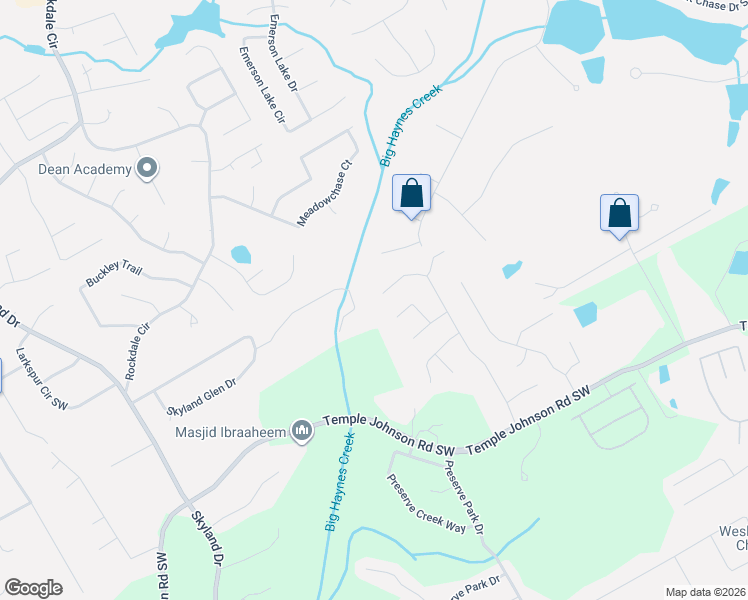 map of restaurants, bars, coffee shops, grocery stores, and more near 3100 Summit Place Drive in Loganville