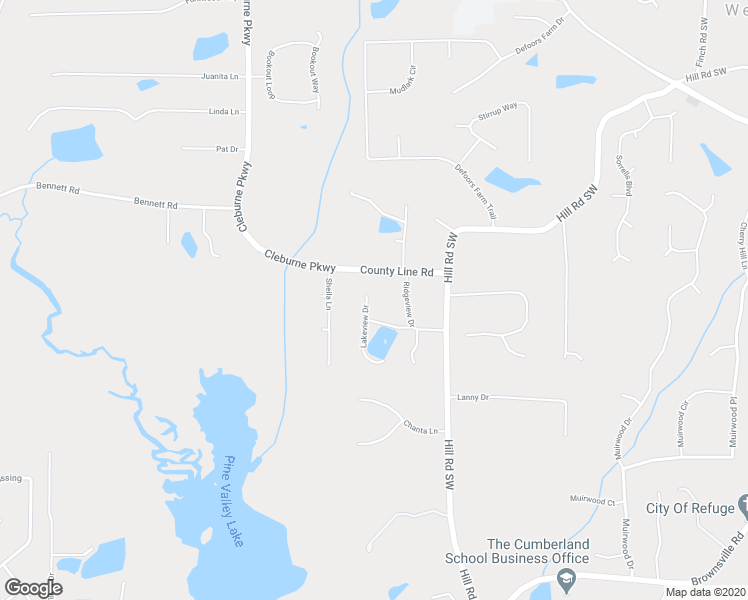 map of restaurants, bars, coffee shops, grocery stores, and more near 4529 Lakeview Drive in Powder Springs