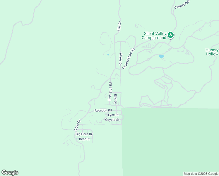 map of restaurants, bars, coffee shops, grocery stores, and more near 18839 Deer Trail Road in Banning
